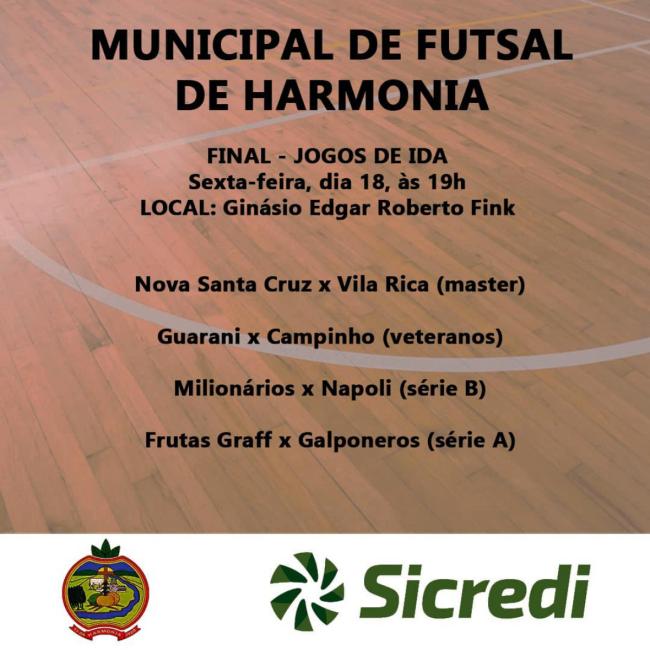 Municipal de Futsal conhece seus finalistas