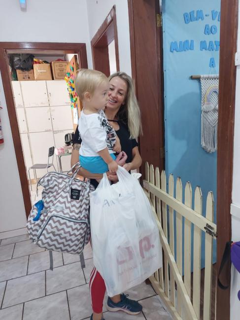 Alunos das escolas de educao infantil voltam s aulas