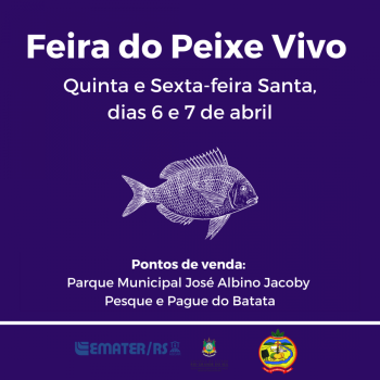 Quinta e Sexta-feira Santa tero Feira do Peixe Vivo